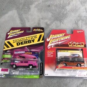 2 Johnny Lightning Collectible Cars New in Package